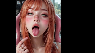 Ahegao от ИИ: дерзкая сборка безумных лиц в порно